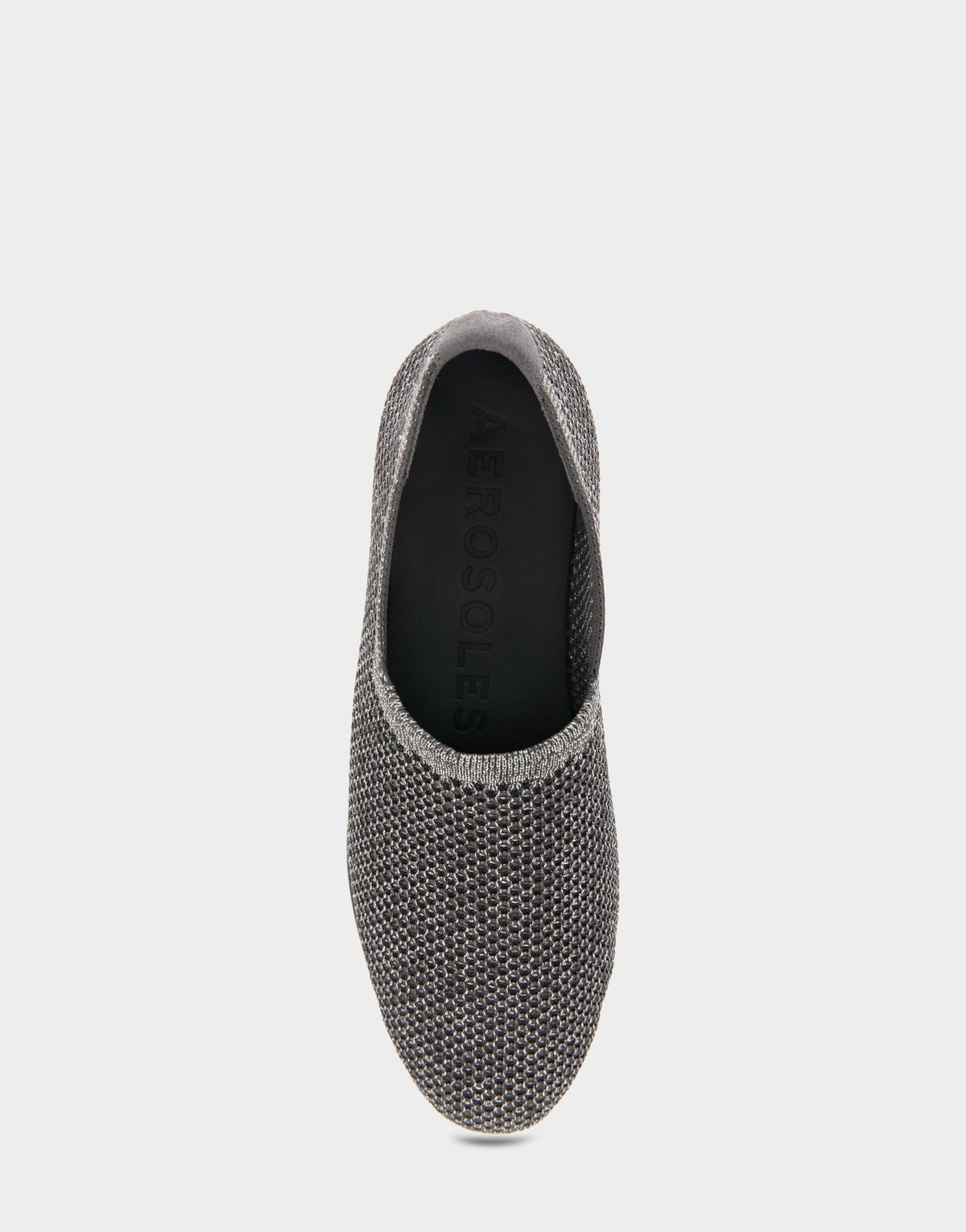 Women's Loafer in Gunmetal Metallic Knit | Aerosoles Shoes