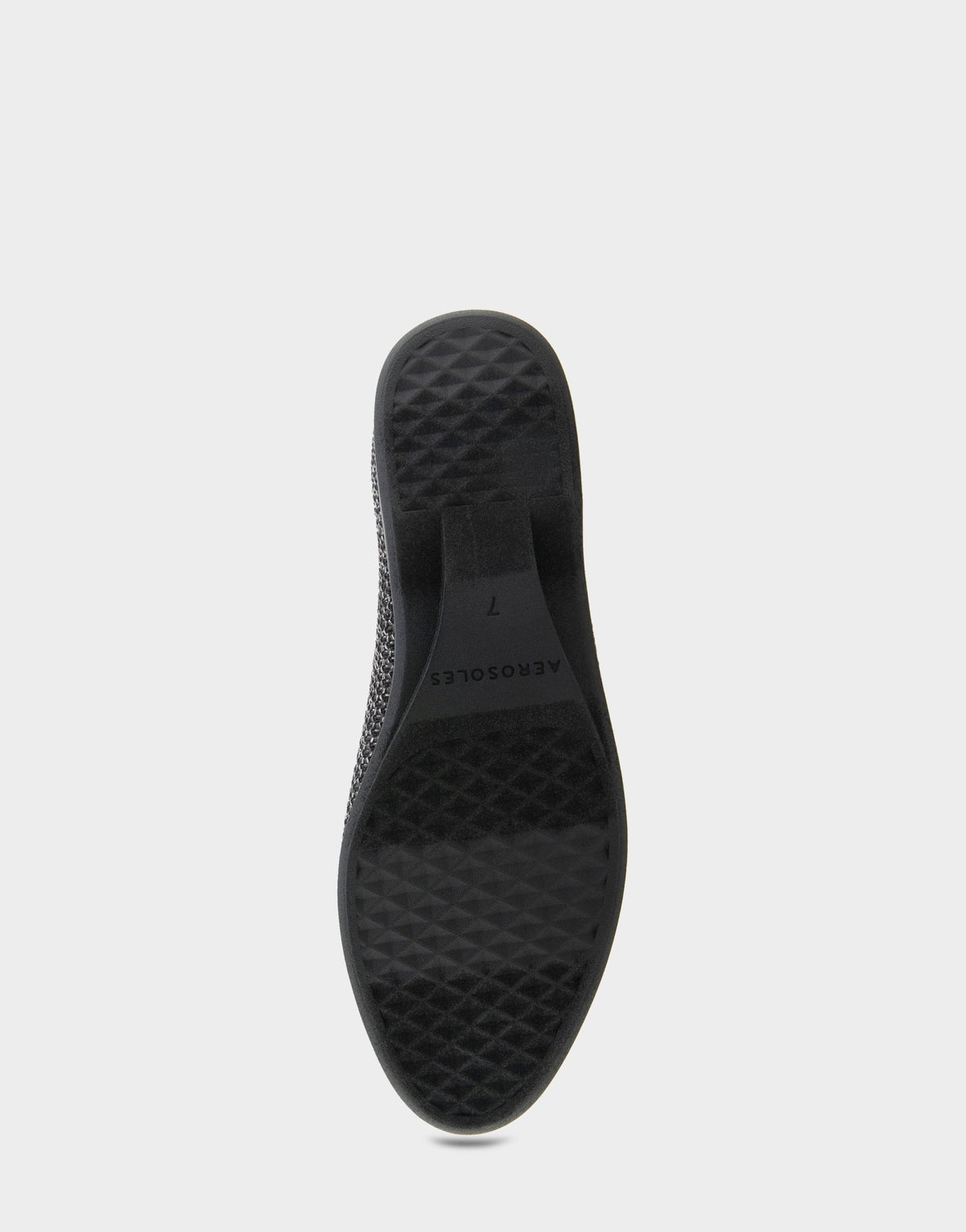Women's Loafer in Gunmetal Metallic Knit | Aerosoles Shoes
