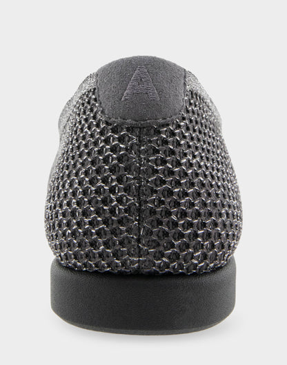 Women's Loafer in Gunmetal Metallic Knit | Aerosoles Shoes