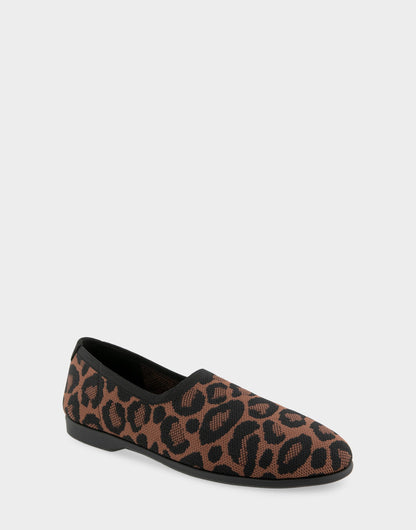 Women's Loafer in Mocha Jaguar Knit | Aerosoles Shoes
