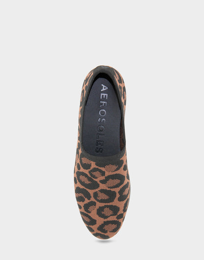 Women's Loafer in Mocha Jaguar Knit | Aerosoles Shoes