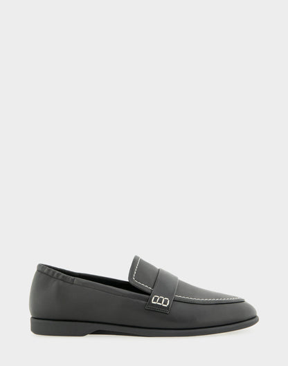 Women's Loafer in Black Leather | Aerosoles Shoes