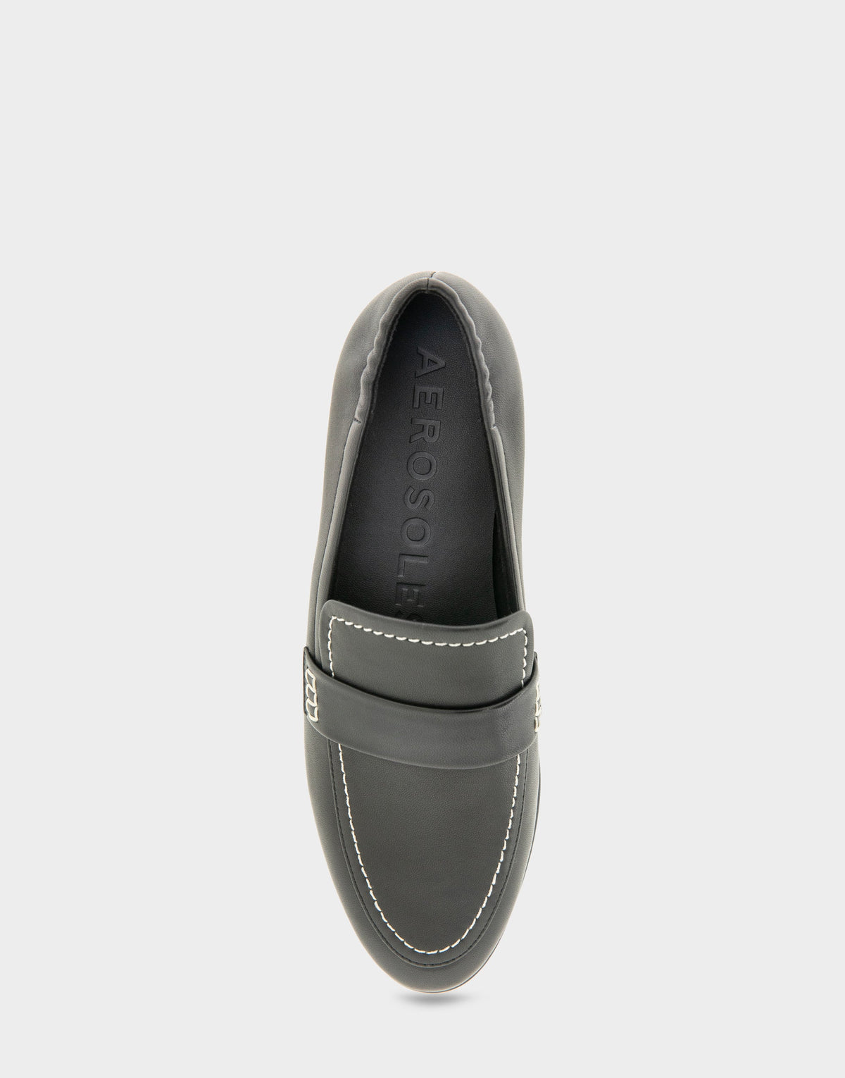 Women's Loafer in Black Leather | Aerosoles Shoes