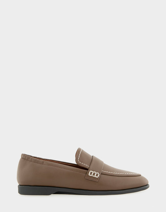 Women's Loafer in Mocha Leather | Aerosoles Shoes