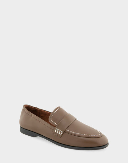Women's Loafer in Mocha Leather | Aerosoles Shoes
