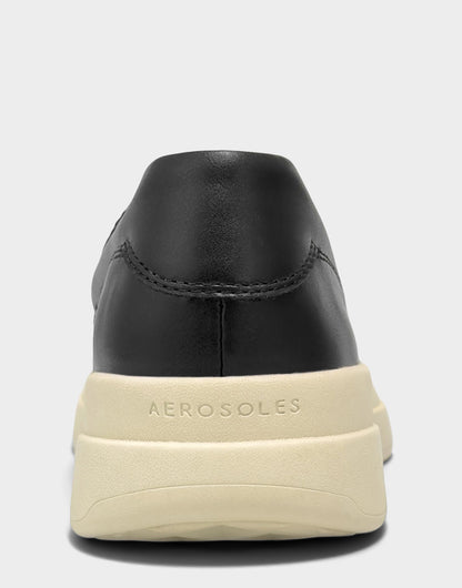 Women's Casual Loafer in Black Faux Soft Leather | Aerosoles Shoes