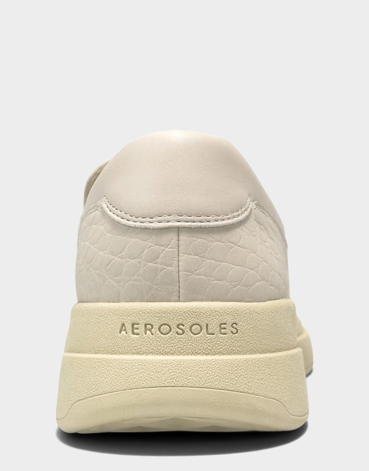 Women's Casual Loafer in Eggnog Faux Croc Nubuck/Faux Leather | Aerosoles Shoes