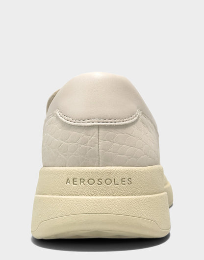 Women's Casual Loafer in Eggnog Faux Croc Nubuck/Faux Leather | Aerosoles Shoes