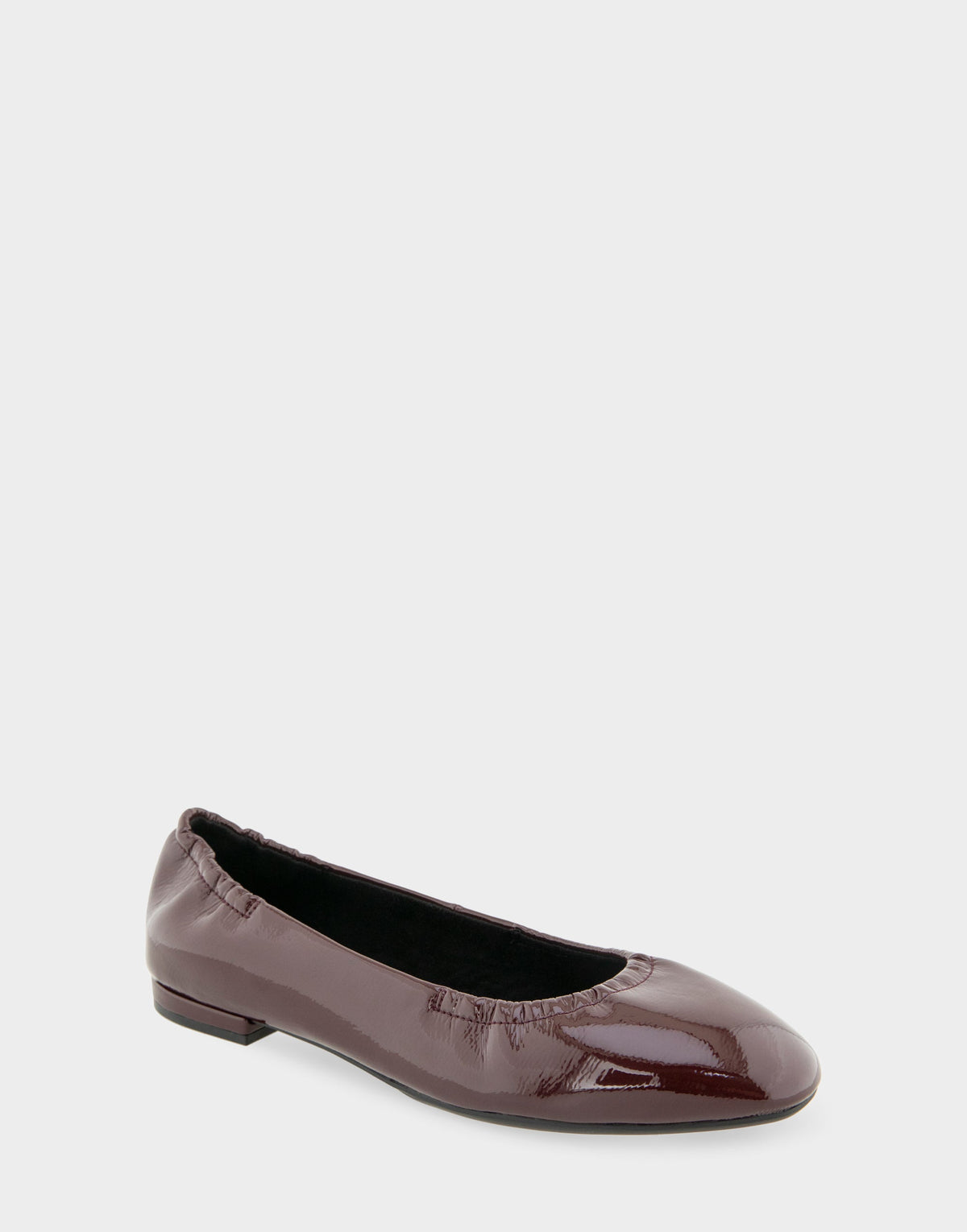 Women's Ballet Flat in Merlot Crinkle Patent | Aerosoles Shoes