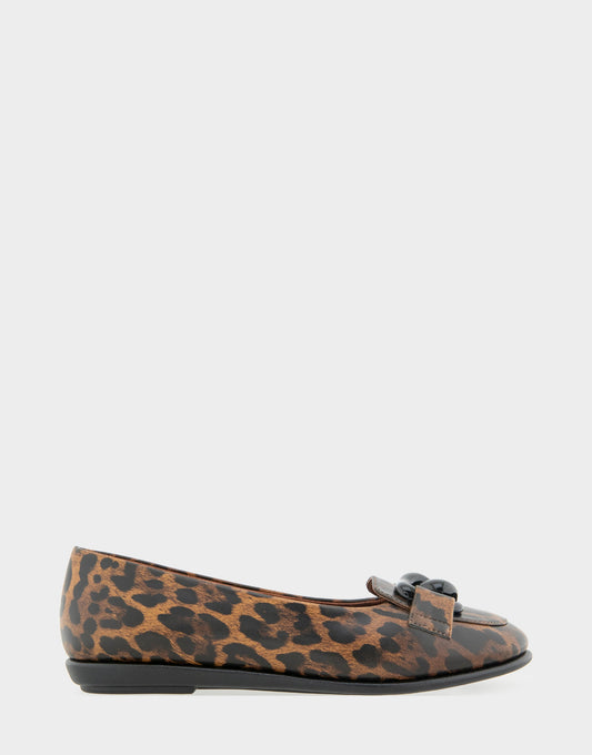 Women's Ballet Flat in Leopard Print Patent | Aerosoles Shoes