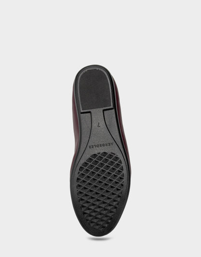 Women's Ballet Flat in Fig Faux Leather | Aerosoles Shoes