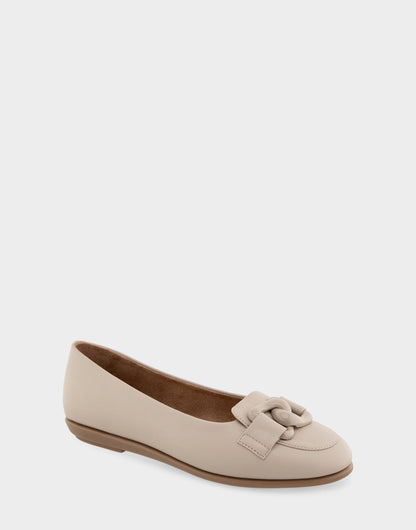 Women's Ballet Flat in Stone Faux Leather | Aerosoles Shoes