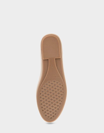 Women's Ballet Flat in Stone Faux Leather | Aerosoles Shoes