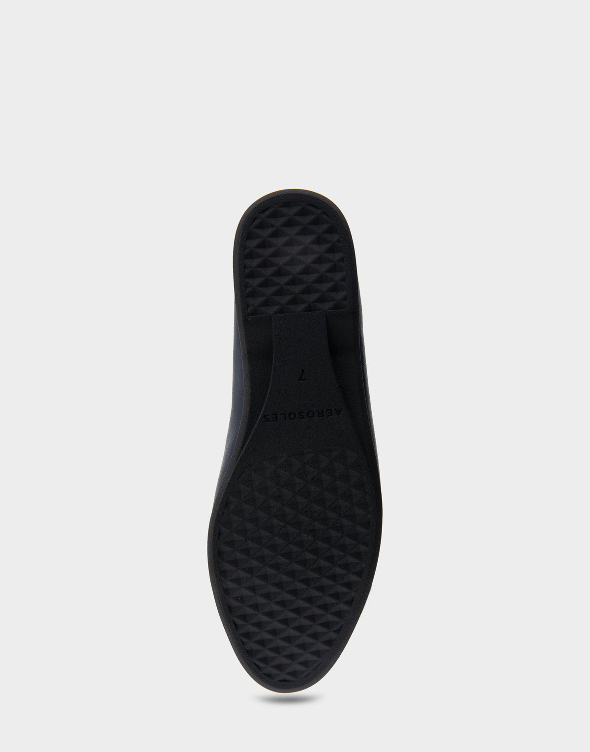 Bia Navy Genuine Leather Ornamented Flat | Aerosoles Shoes