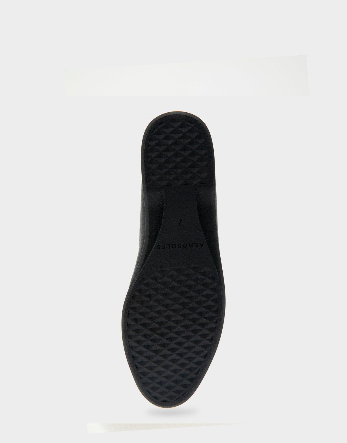 Bia Black Genuine Leather Ornamented Flat | Aerosoles Shoes