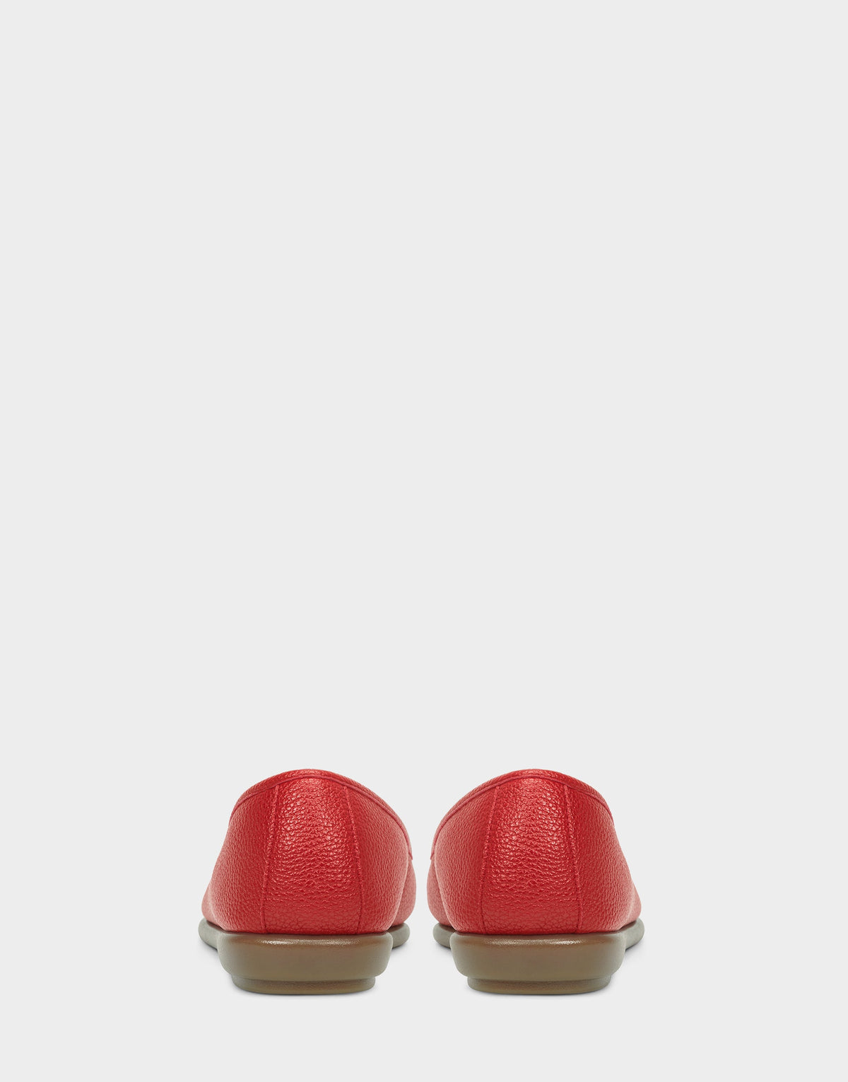 Big Bet Red Faux Leather Ballet Flat with Gold Hardware | Aerosoles Shoes