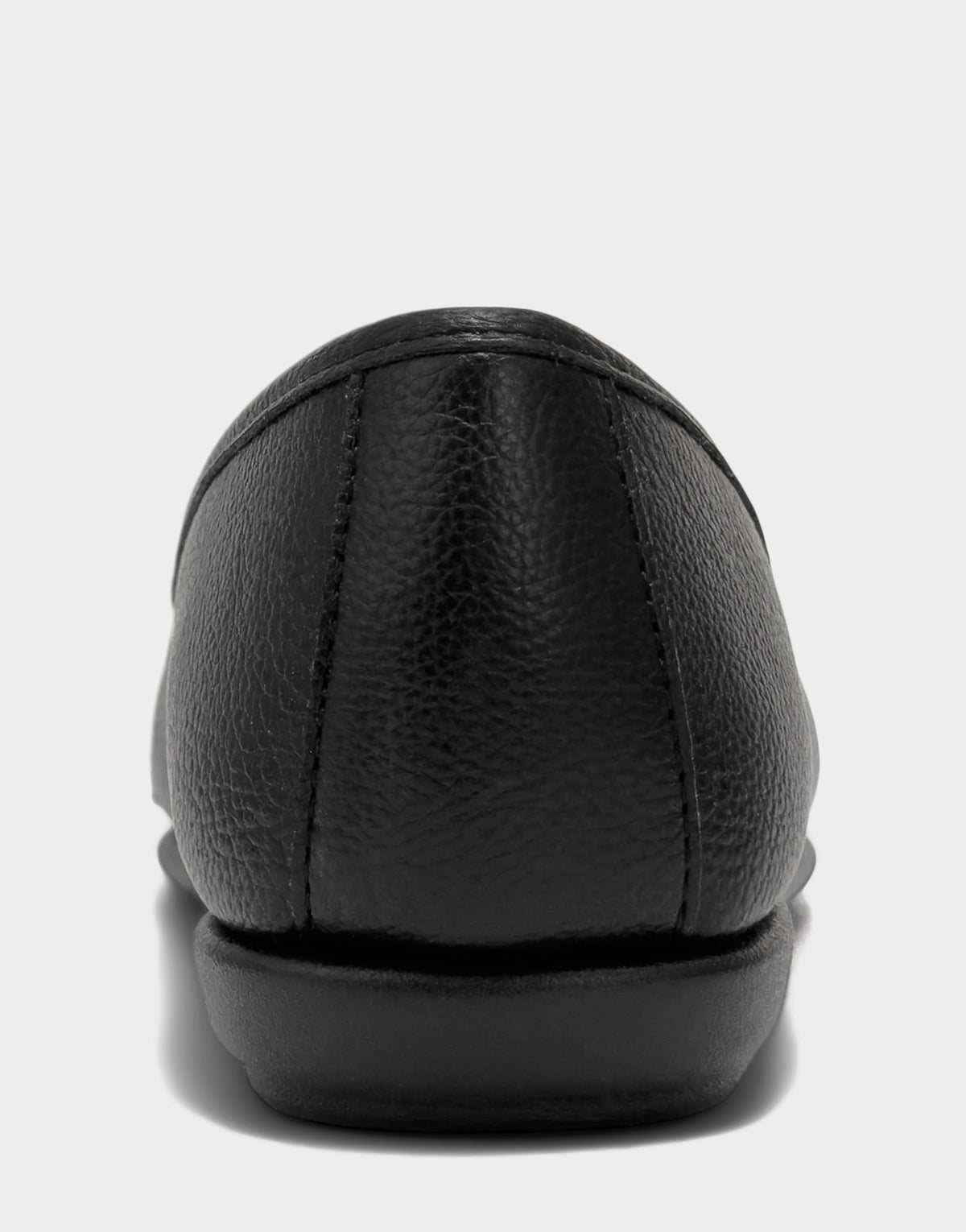 Big Bet Black Faux Leather Ballet Flat with Gold Hardware | Aerosoles Shoes