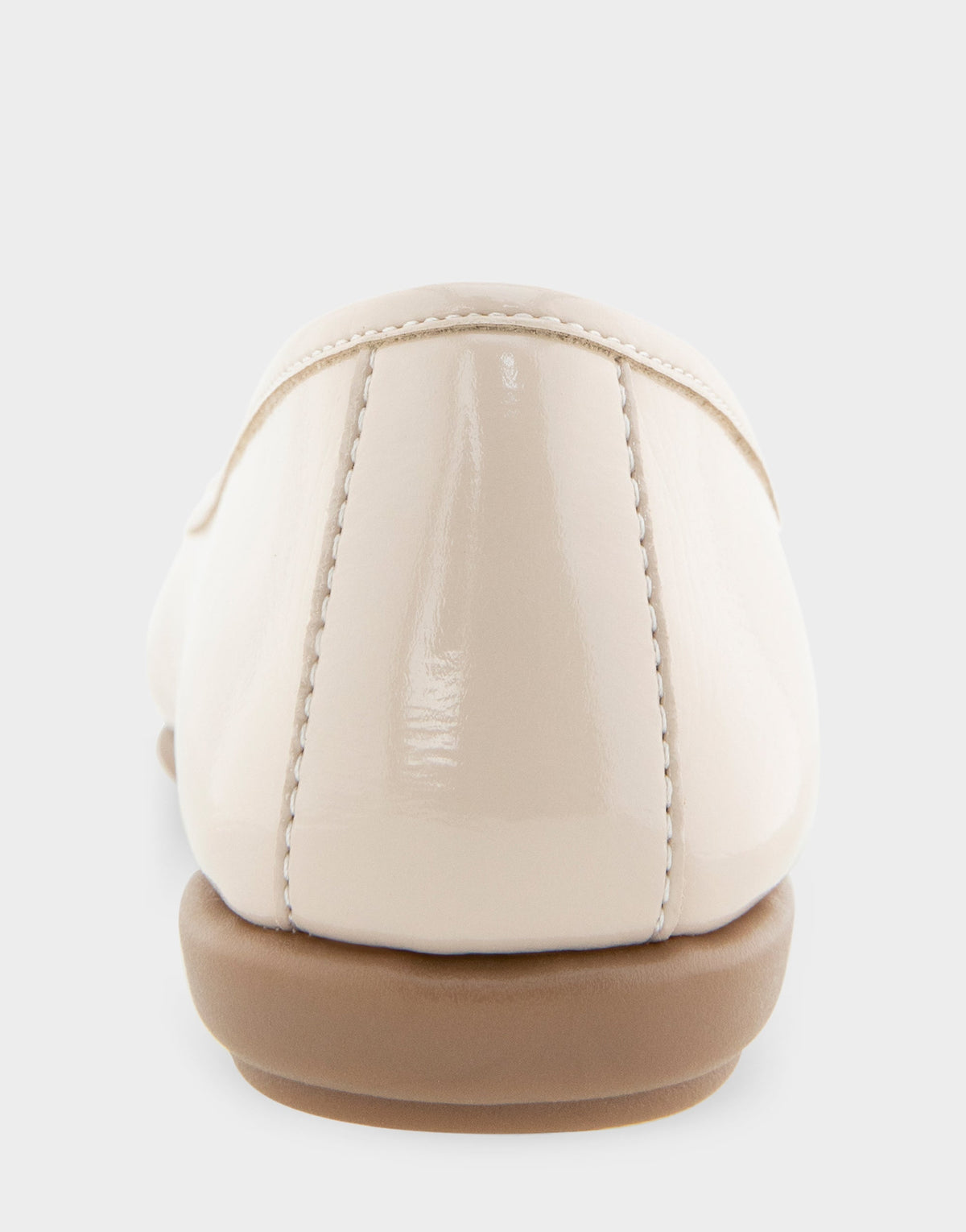 Big Bet Stone Patent Faux Leather Ballet Flat with Gold Hardware | Aerosoles Shoes