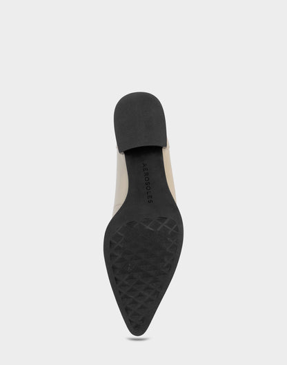 Women's Tailored Flat in Stone Leather | Aerosoles Shoes