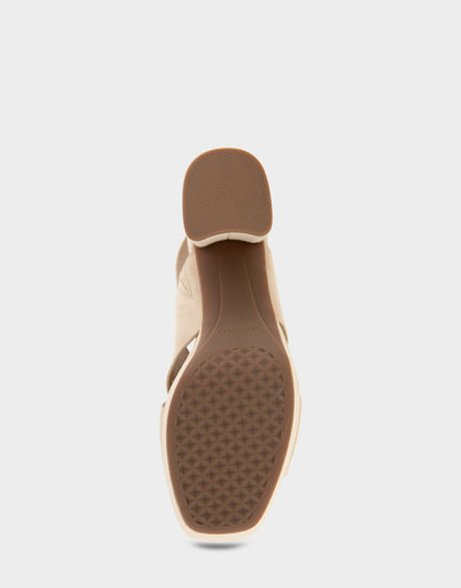 Women's Platform Sandal in Stone Suede | Aerosoles Shoes