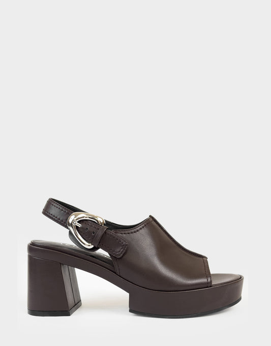 Women's Platform Sandal in Java Stretch Faux Leather | Aerosoles Shoes