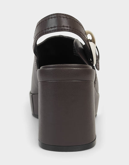 Women's Platform Sandal in Java Stretch Faux Leather | Aerosoles Shoes