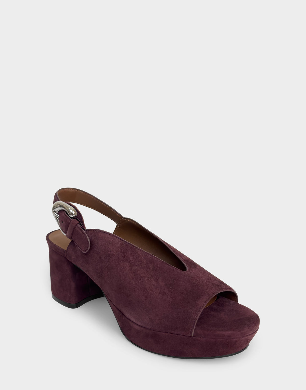 Women's Platform Sandal in Fig Suede | Aerosoles Shoes