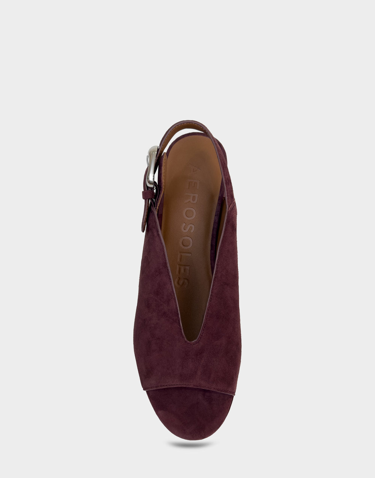 Women's Platform Sandal in Fig Suede | Aerosoles Shoes