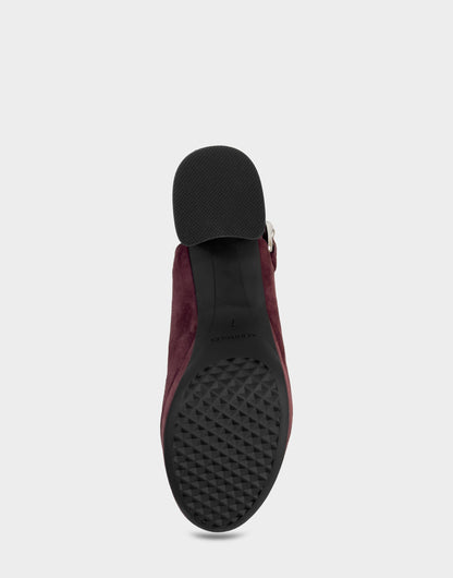Women's Platform Sandal in Fig Suede | Aerosoles Shoes