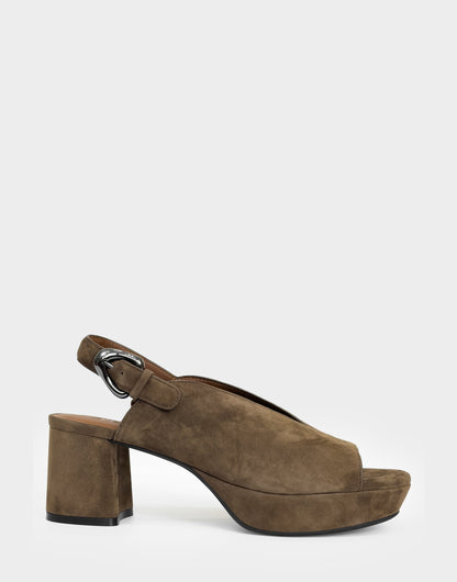 Women's Platform Sandal in Mocha Suede | Aerosoles Shoes