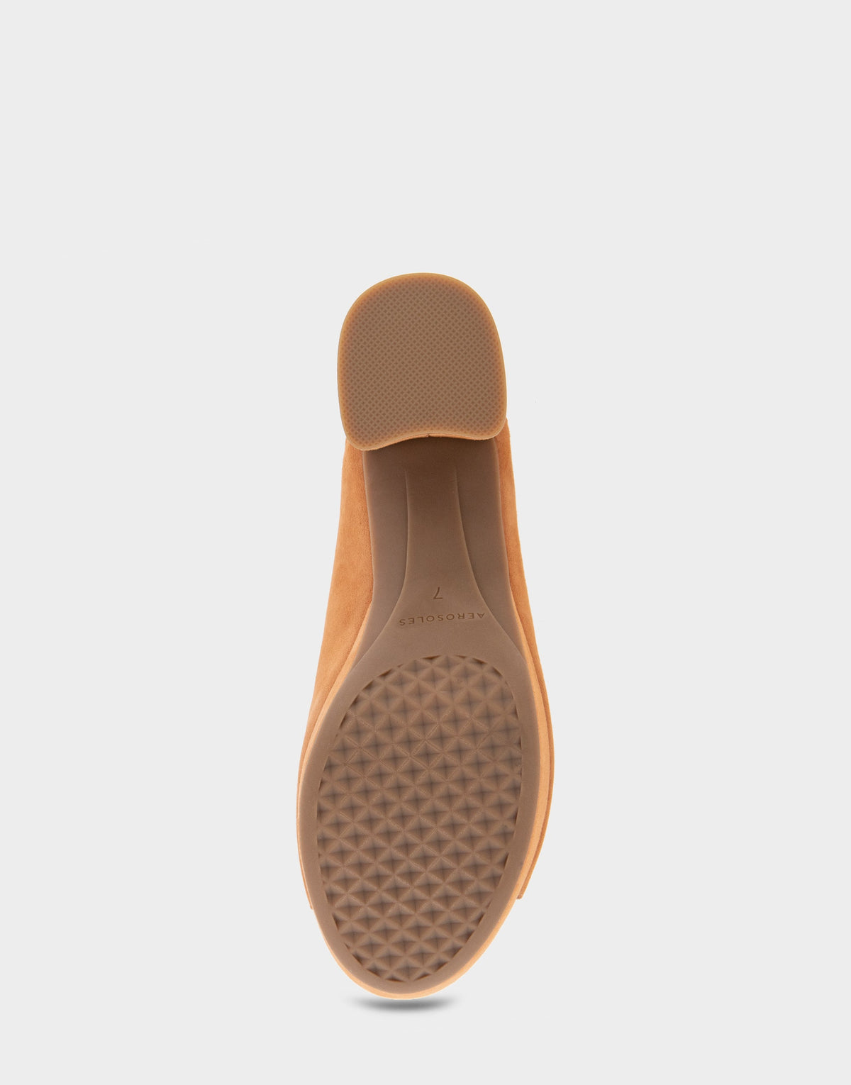 Cornelia Tan Suede Peep Toe Platform Sandal | Aerosoles Shoes