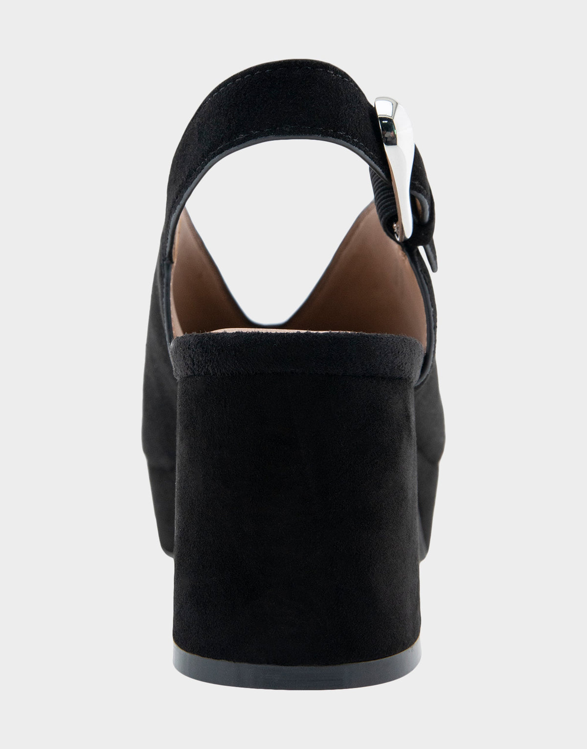 Cornelia Black Suede Peep Toe Platform Sandal | Aerosoles Shoes