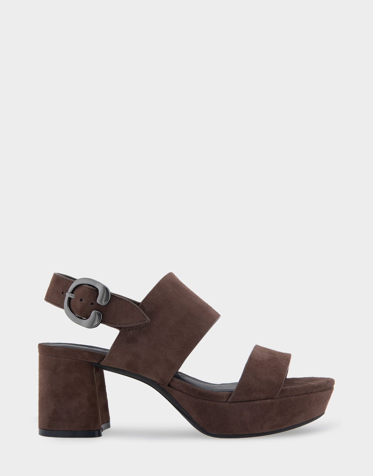 Comfortable Women's Platform Sandal in Brown Genuine Suede | Aerosoles Shoes