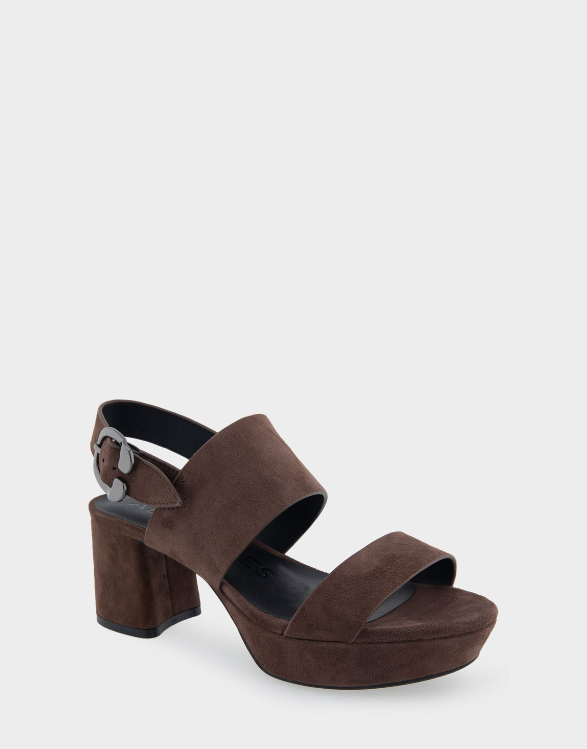 Comfortable Women's Platform Sandal in Brown Genuine Suede | Aerosoles Shoes
