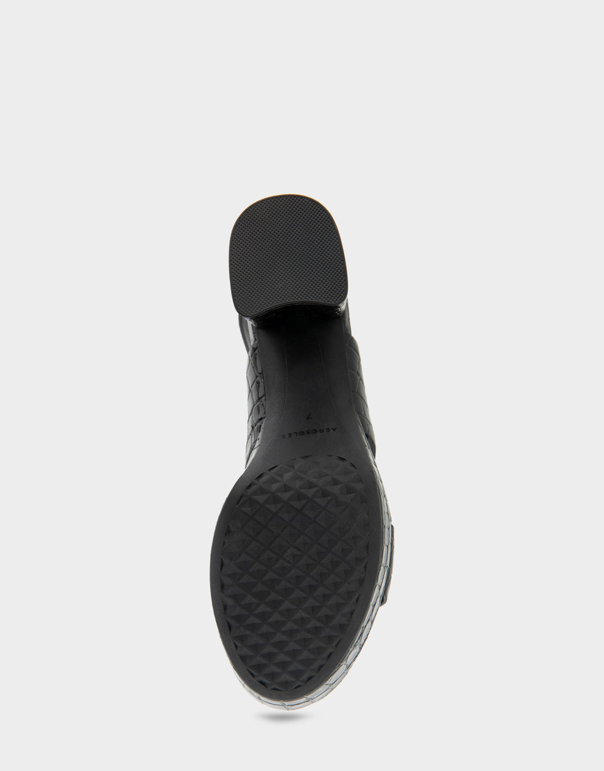 Comfortable Women's Platform Sandal in Black Jelly Croco Black Croco Faux Leather | Aerosoles Shoes