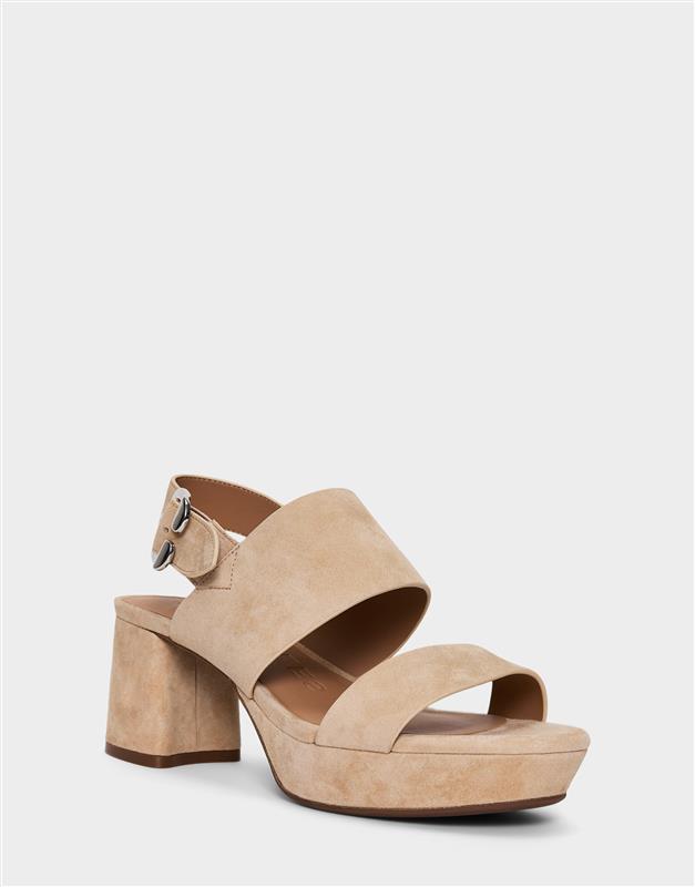 Comfortable Women's Platform Sandal In Cipria Suede | Aerosoles Shoes