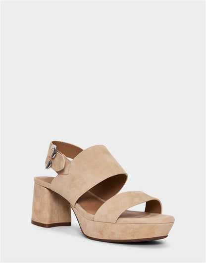 Comfortable Women's Platform Sandal In Cipria Suede | Aerosoles Shoes
