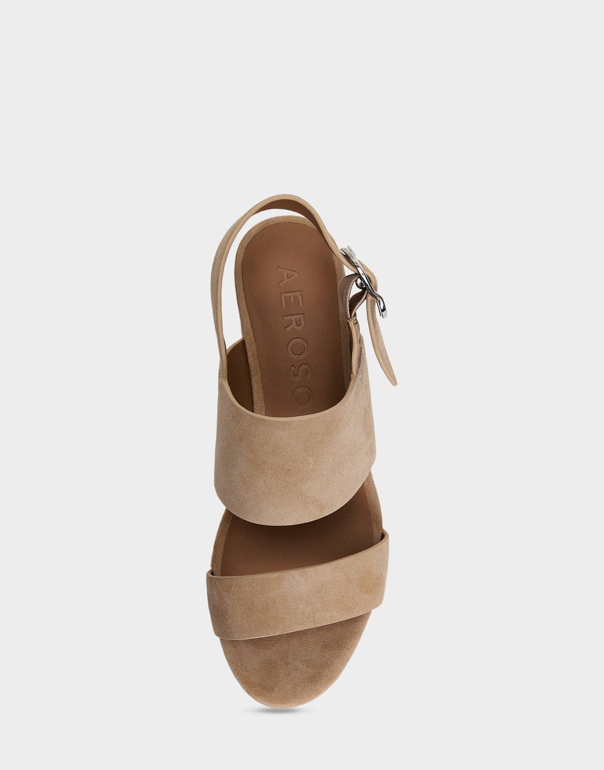 Comfortable Women's Platform Sandal In Cipria Suede | Aerosoles Shoes