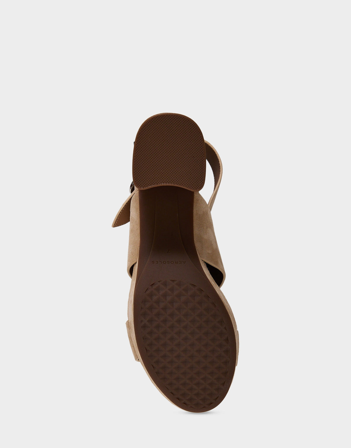 Comfortable Women's Platform Sandal In Cipria Suede | Aerosoles Shoes