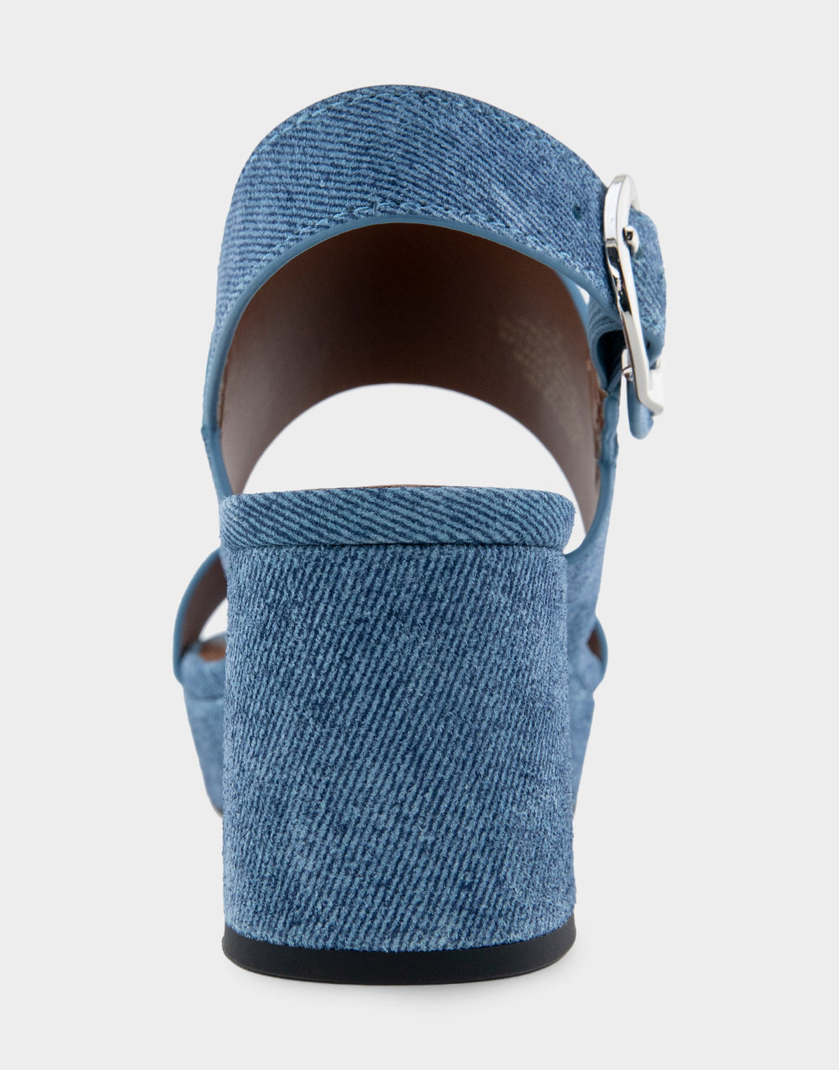 Comfortable Women's Platform Sandals in Blue Denim Suede | Aerosoles Shoes
