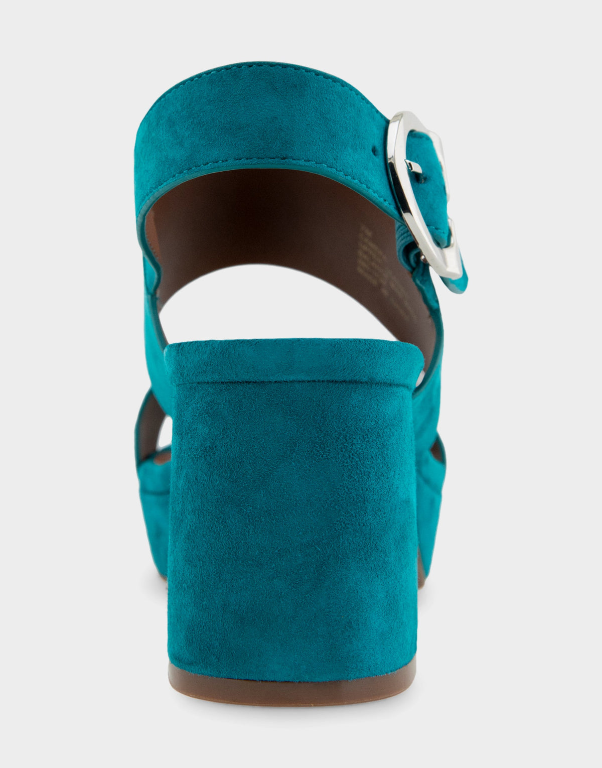 Comfortable Women's Platform Sandals in Teal Suede | Aerosoles Shoes