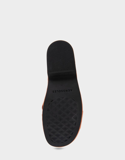 Comfortable Women's Platform Sandals in Rust Suede | Aerosoles Shoes