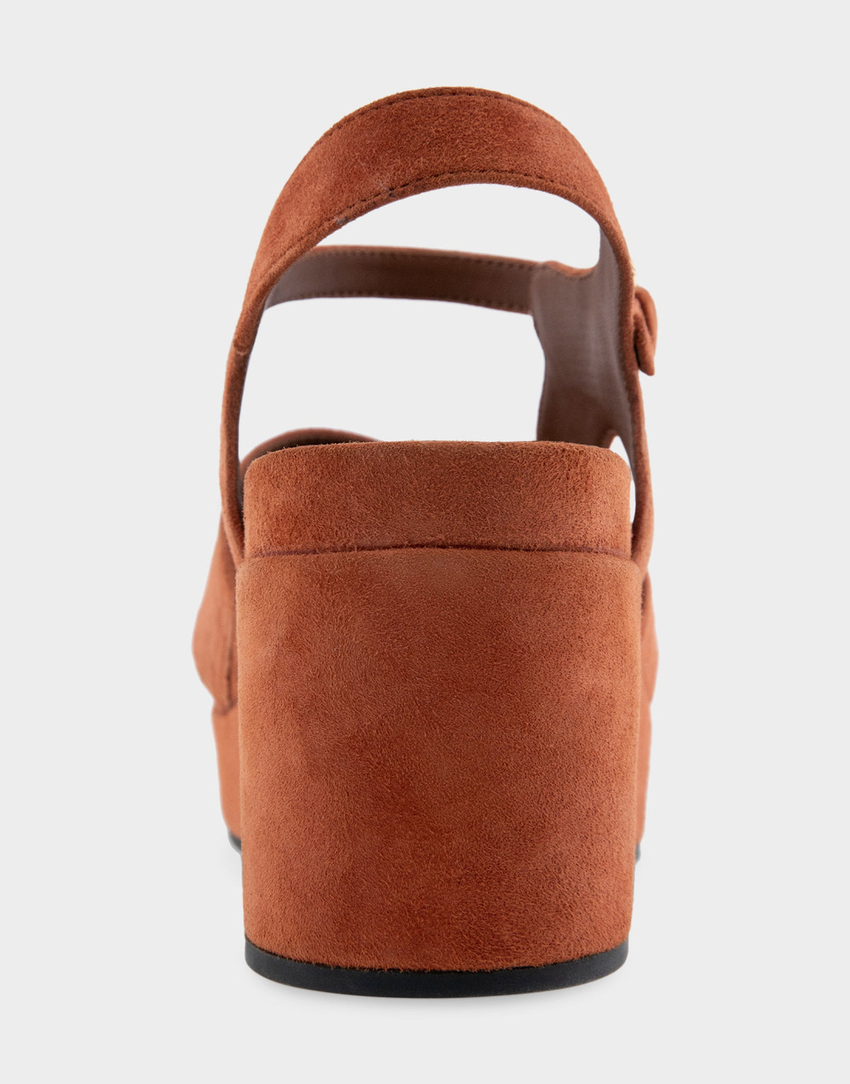 Comfortable Women's Platform Sandals in Rust Suede | Aerosoles Shoes