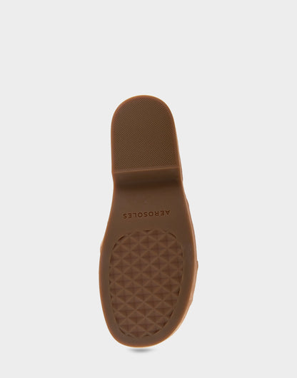 Comfortable Women's Platform Sandals in Tan Suede | Aerosoles Shoes