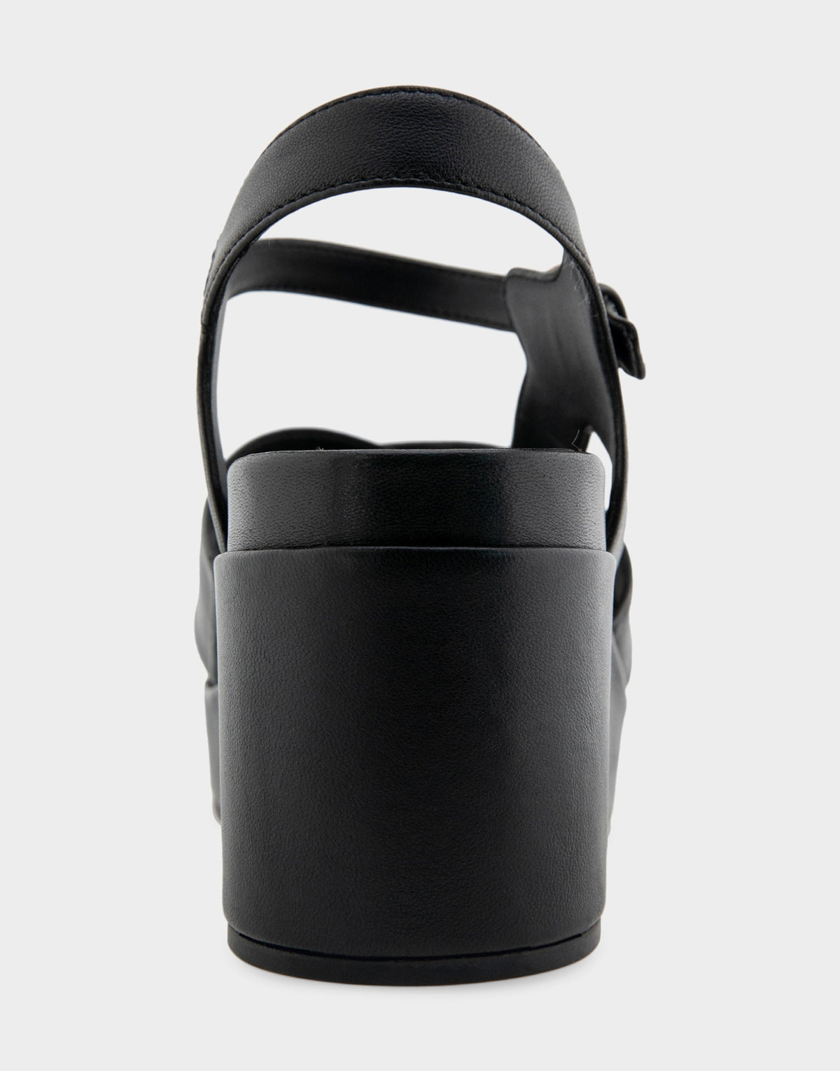 Comfortable Women's Platform Sandals in Black Leather | Aerosoles Shoes