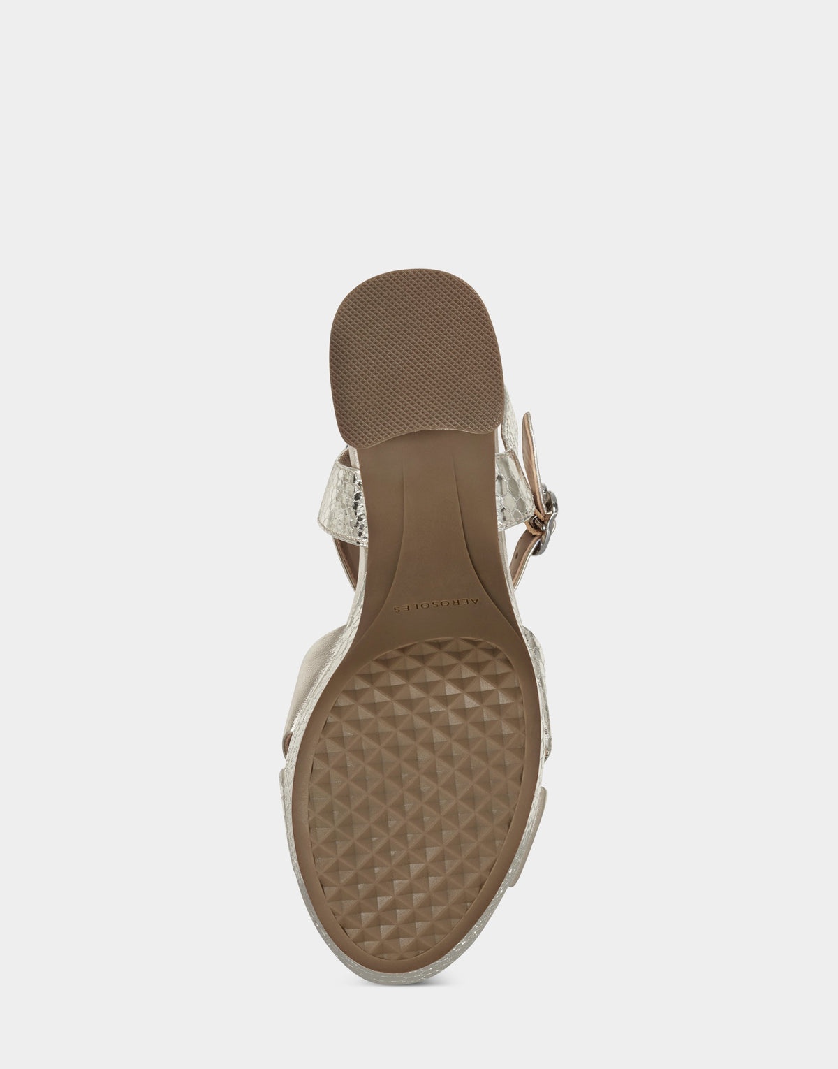 Comfortable Women's Sandal in Gold Genuine Leather | Aerosoles Shoes