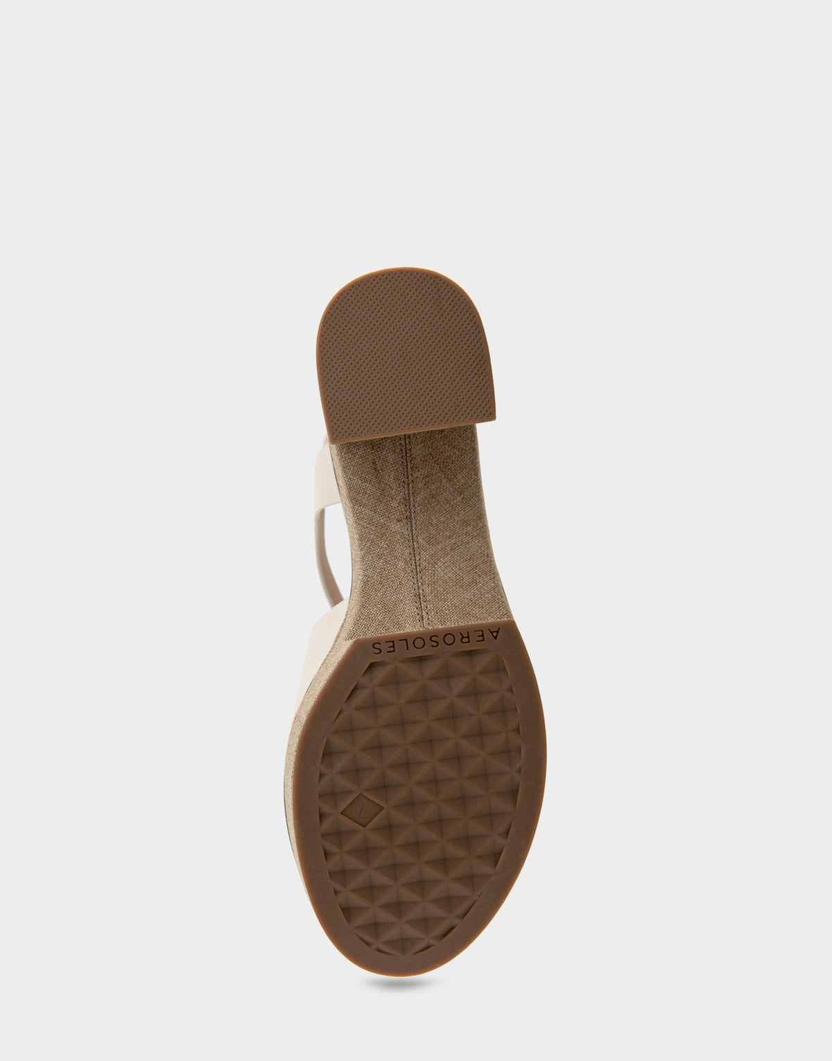 Comfortable Women's Platform Sandals in Eggnog Leather | Aerosoles Shoes