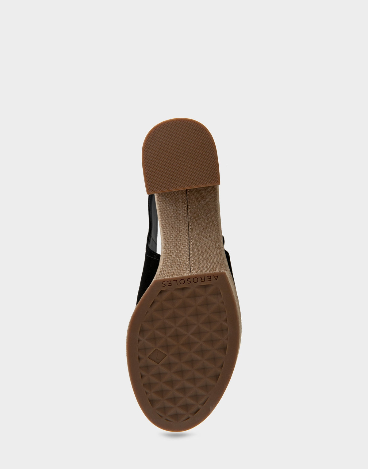 Comfortable Women's Platform Sandals in Black Suede | Aerosoles Shoes
