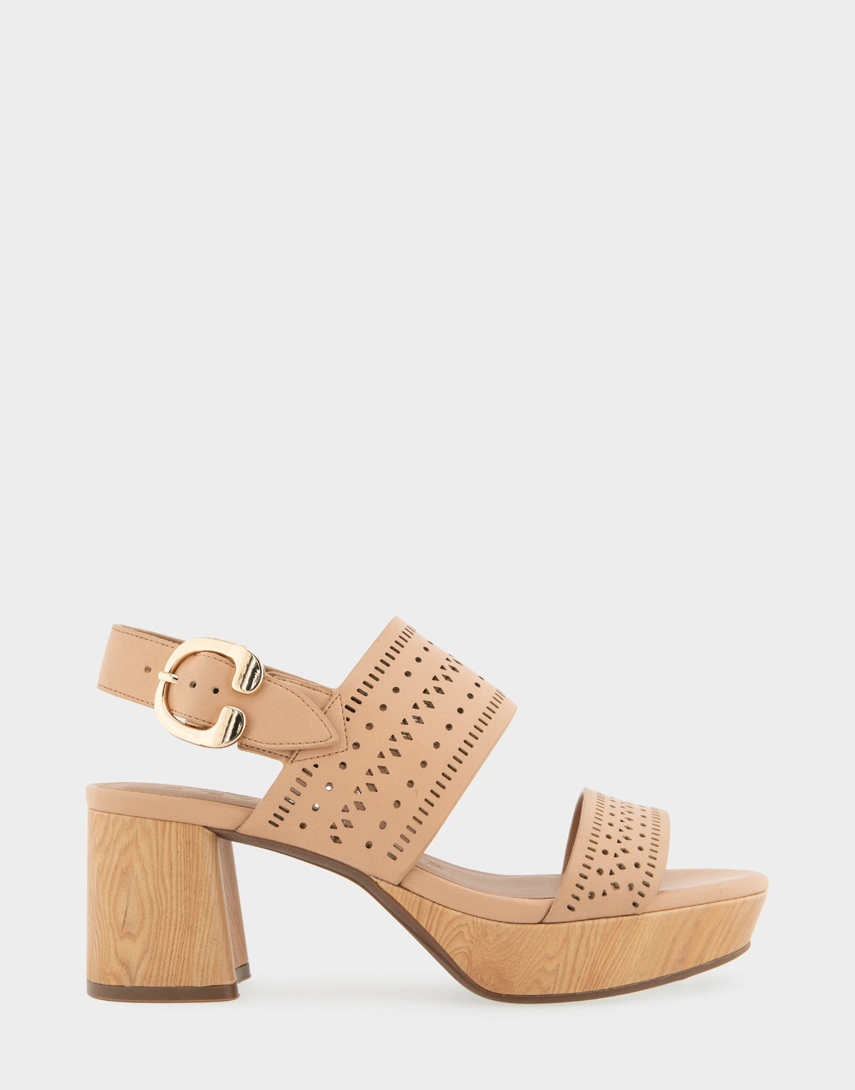 Comfortable Women's Platform Sandals in Beige Bisque Faux Leather | Aerosoles Shoes