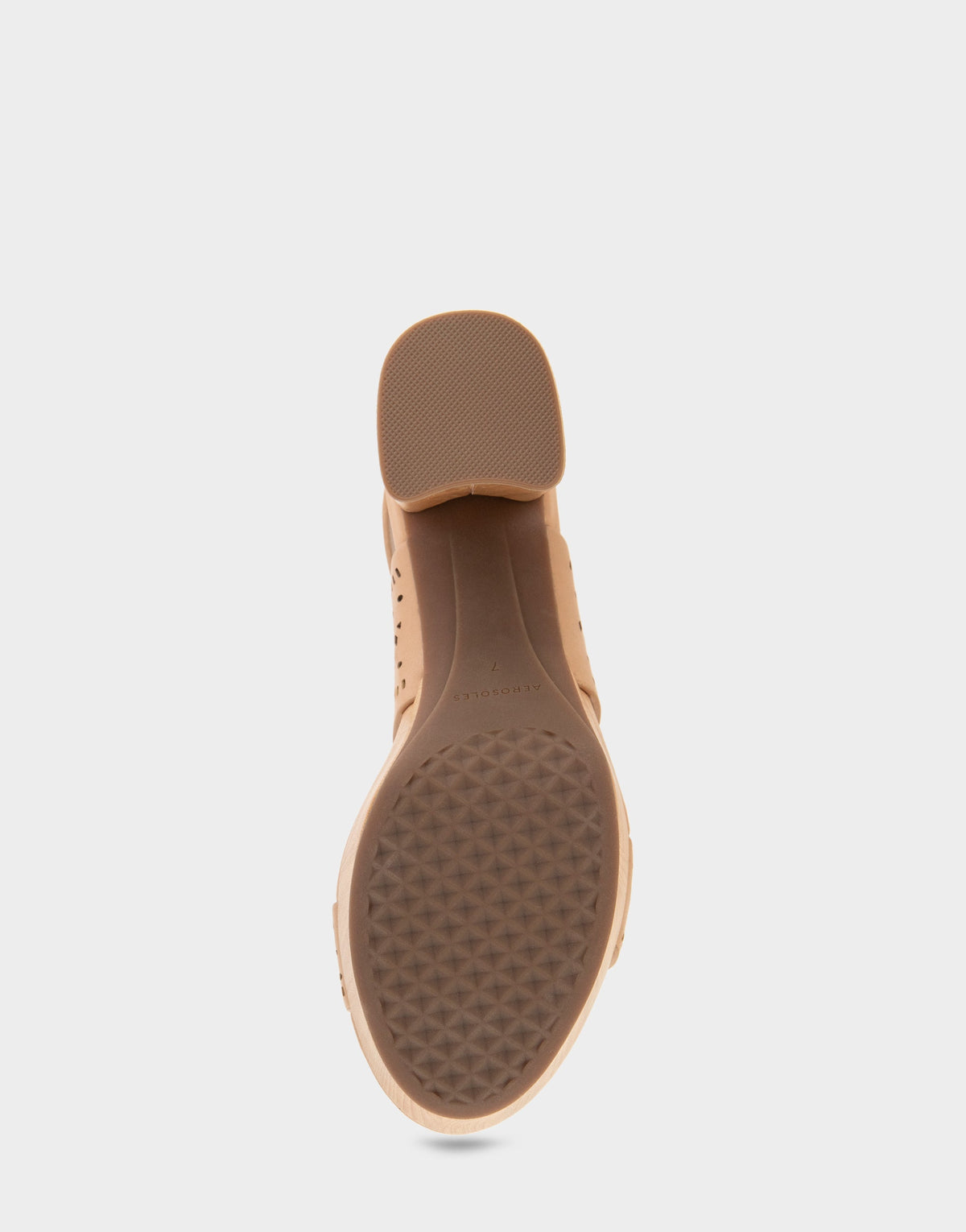 Comfortable Women's Platform Sandals in Beige Bisque Faux Leather | Aerosoles Shoes